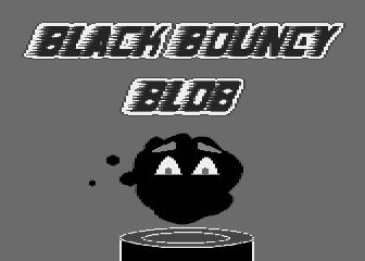 Black Bouncy Blob